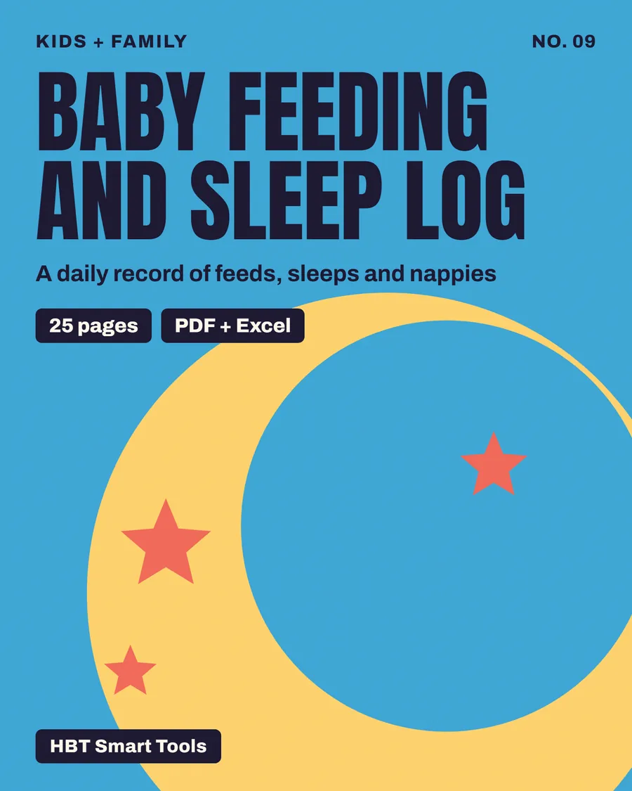 Cover of Baby Feeding and Sleep Log