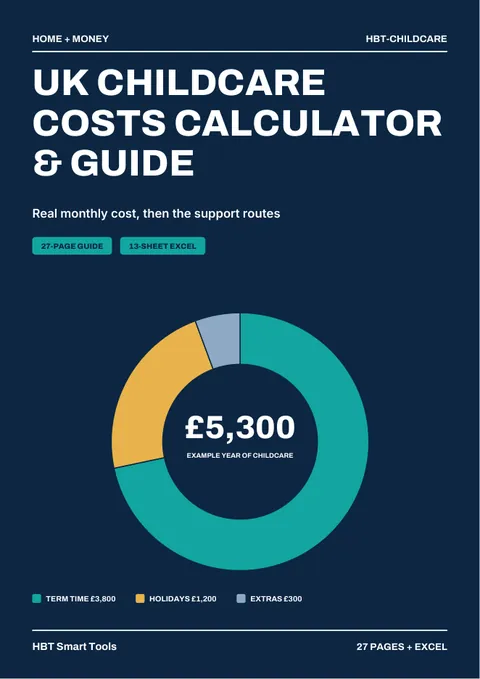 View 2: Sample page 1 from UK Childcare Costs Calculator and Guide