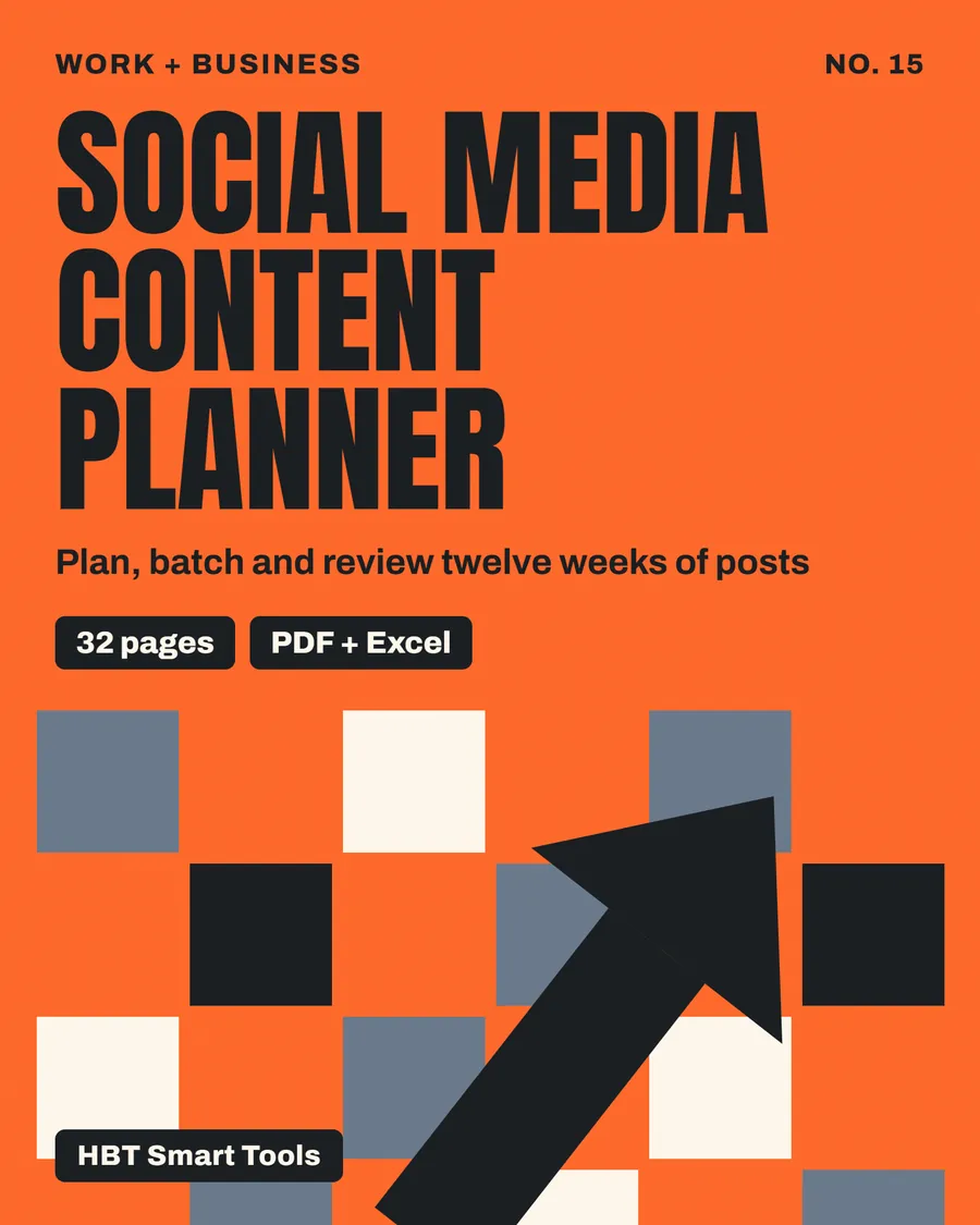 Cover of Social Media Content Planner